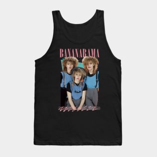 Bananarama - Retro 80s Fan Art Design Tank Top